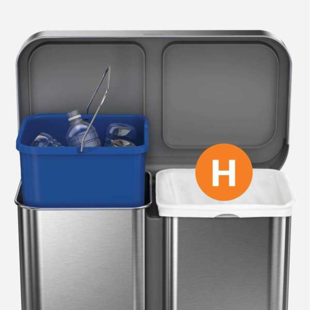 Simplehuman code H custom fit bin liners, pack of 20