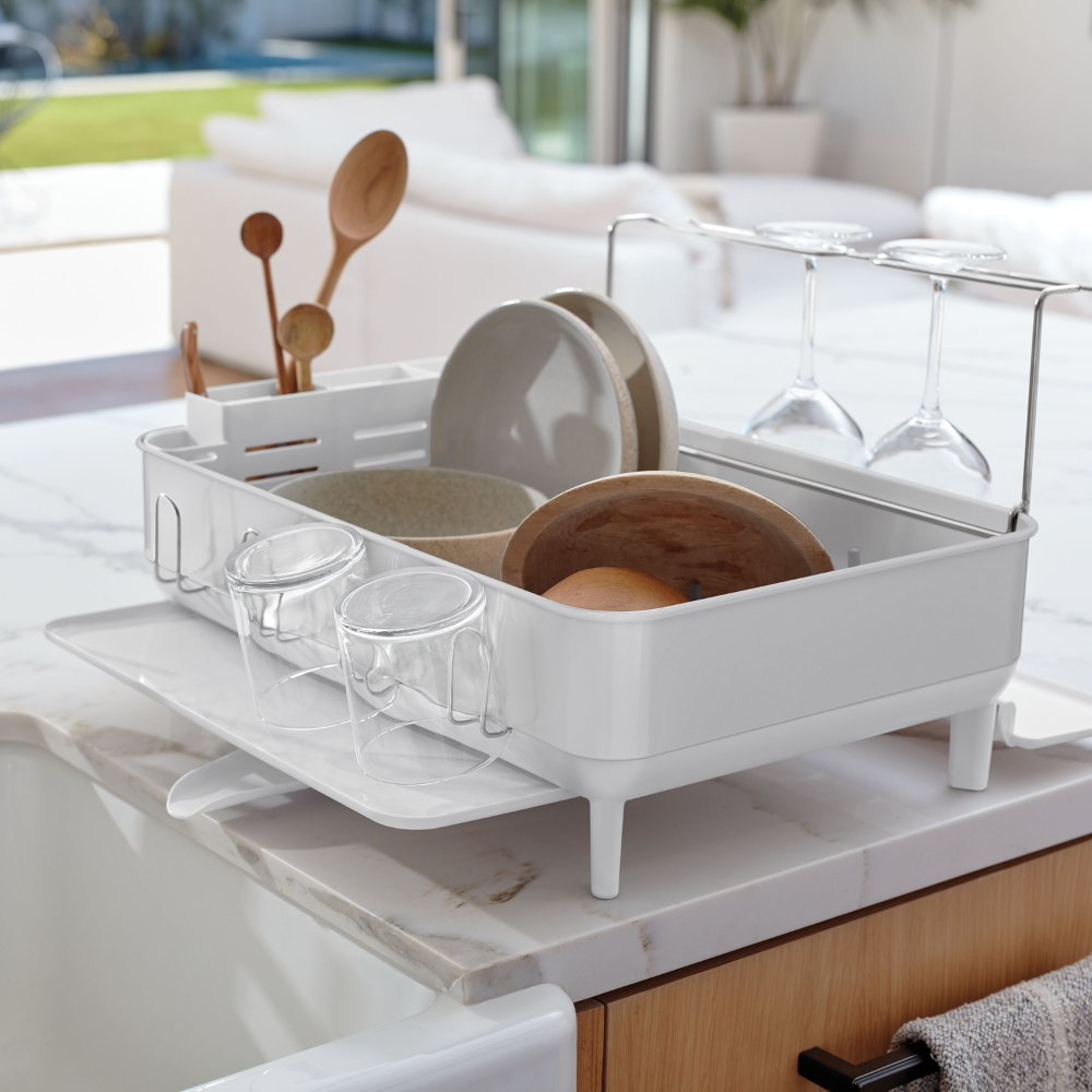 simplehuman steel frame dishrack