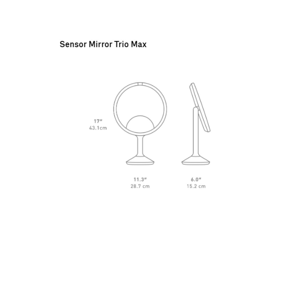 Simplehuman Sensor Mirror Trio Max