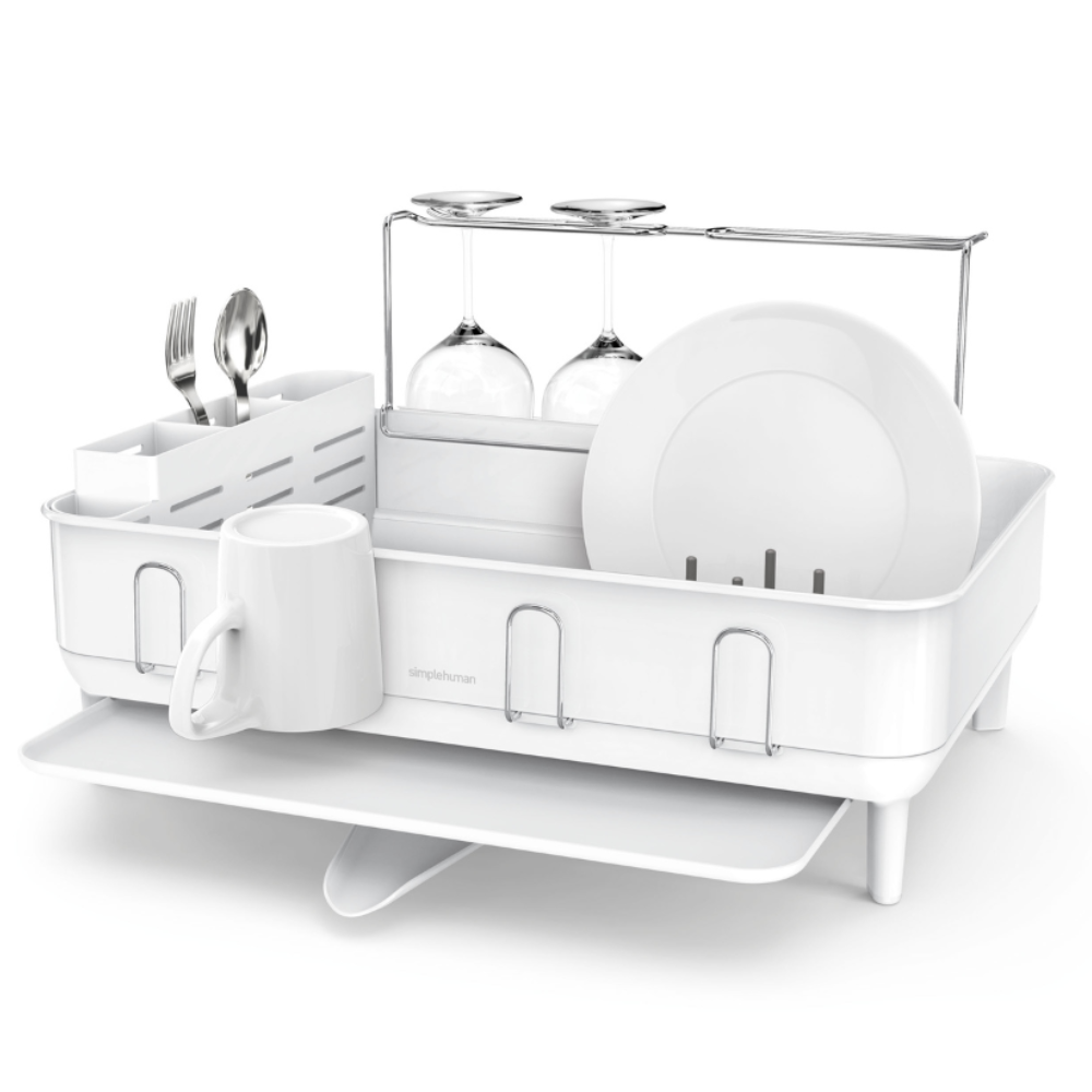 simplehuman steel frame dishrack