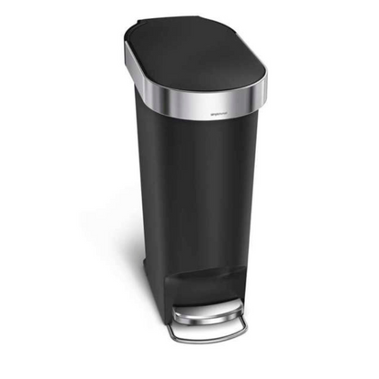 Simplehuman slim pedal bin with liner rim 40L