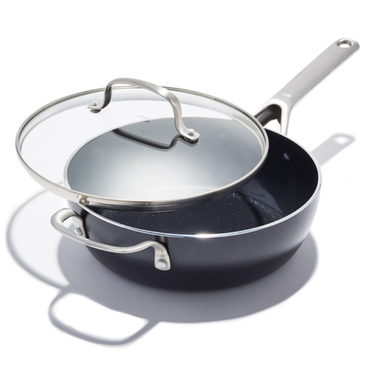 OXO Agility Series Αντικολλητικό Τηγάνι Σωτέζα 24cm με Καπάκι