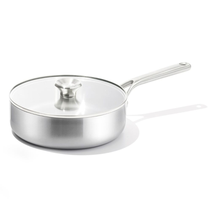 OXO Stainless Steel Mira Series Τηγάνι Σωτέζα 3.1L με Καπάκι