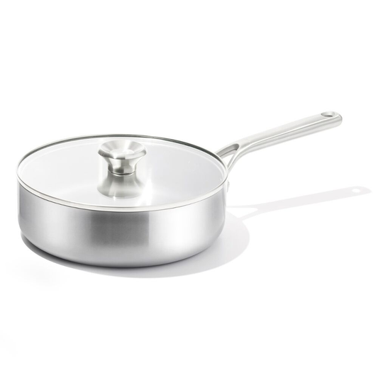 OXO Stainless Steel Mira Series Τηγάνι Σωτέζα 3.1L με Καπάκι