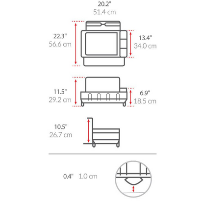 simplehuman steel frame dishrack