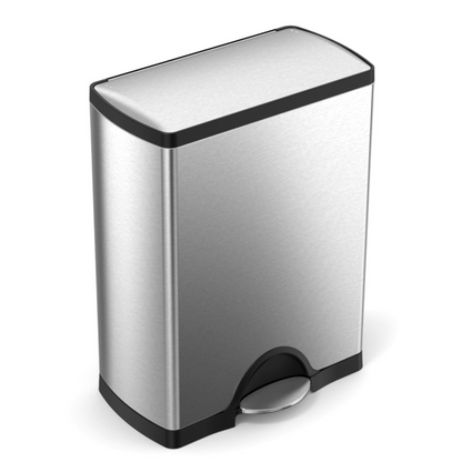 Simplehuman rectangular pedal bin 46L
