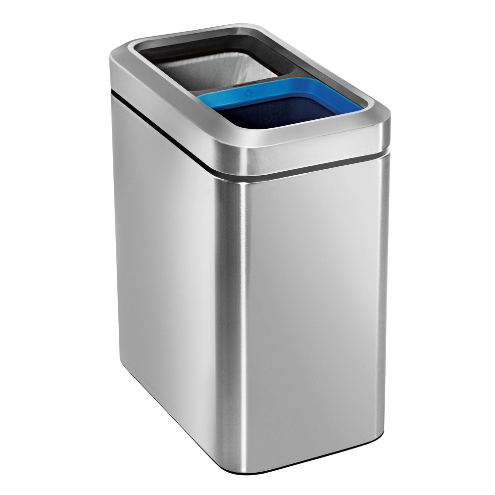 Simplehuman slim open recycler