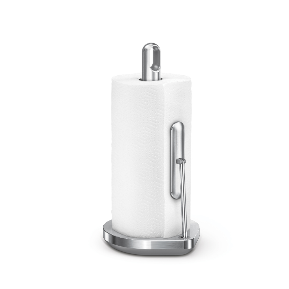 Simplehuman tension arm paper towel holder, brushed stainless steel