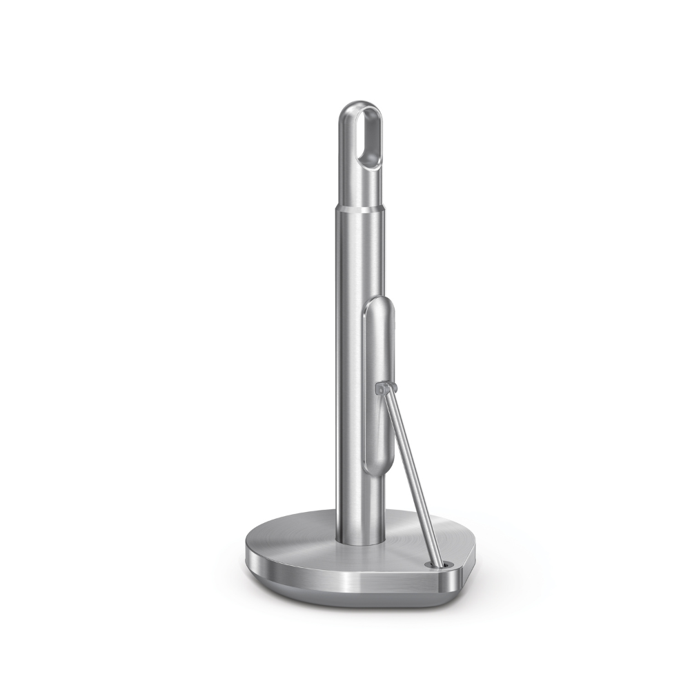 Simplehuman tension arm paper towel holder, brushed stainless steel