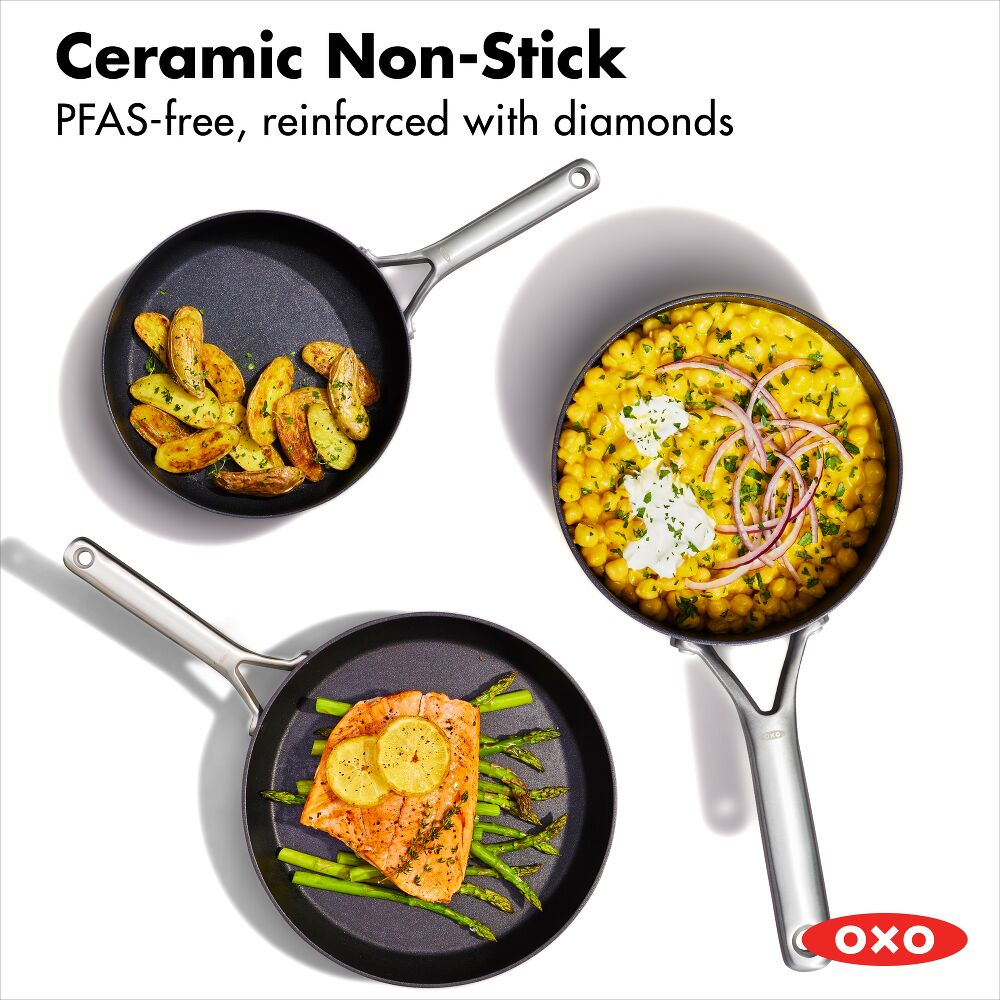 OXO Professional Σετ Κεραμικά Αντικολλητικά Σκεύη 5 Τεμαχίων