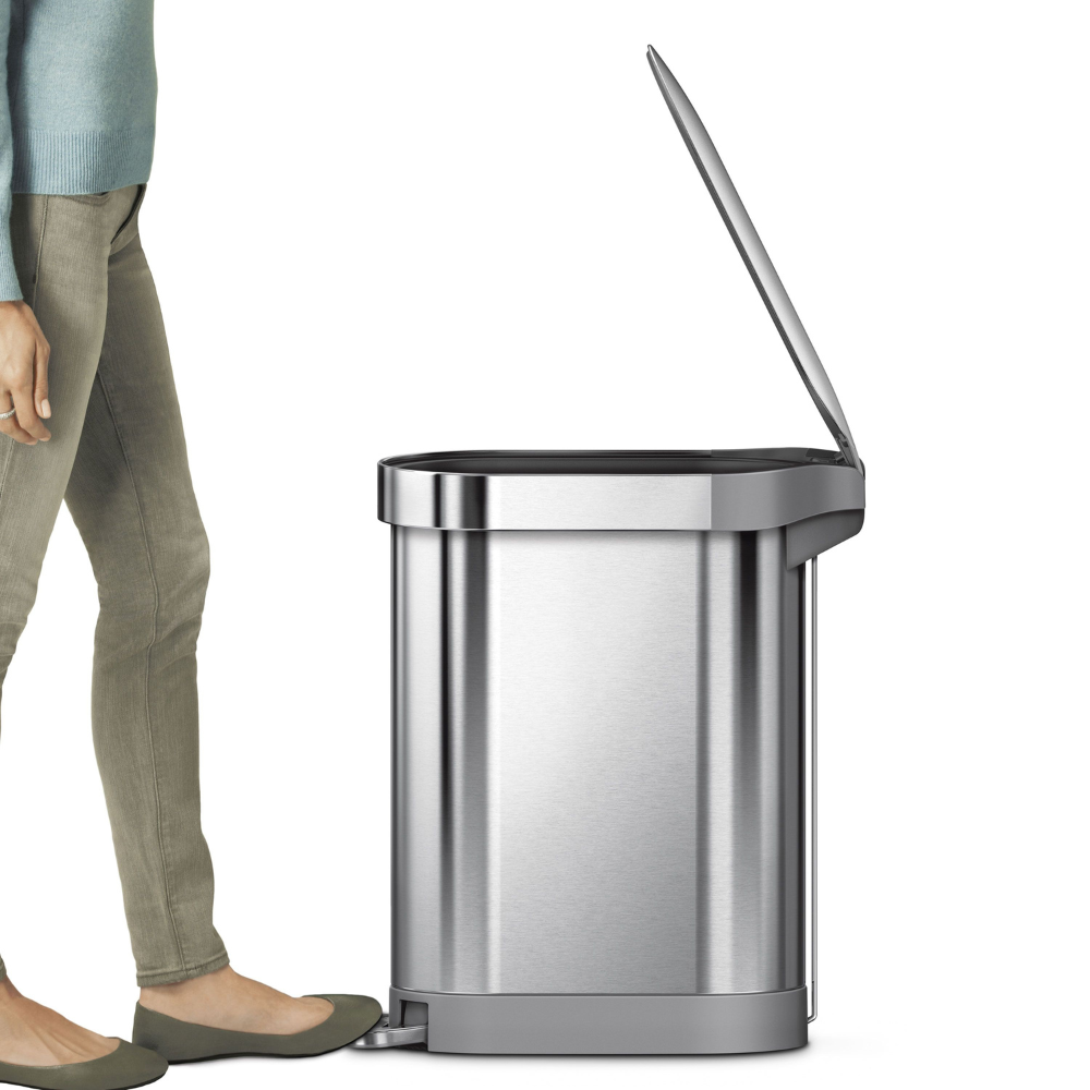 Simplehuman slim pedal bin 45L