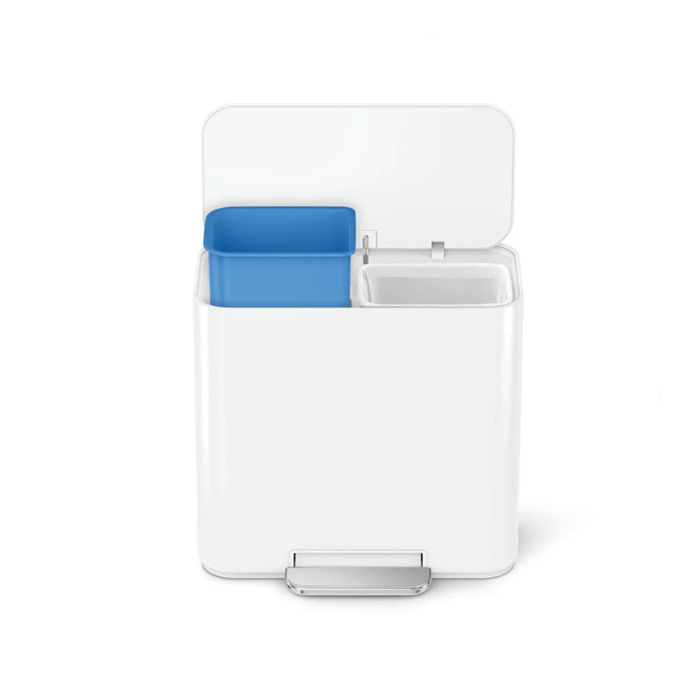 Simplehuman mini recycler pedal bin 15L