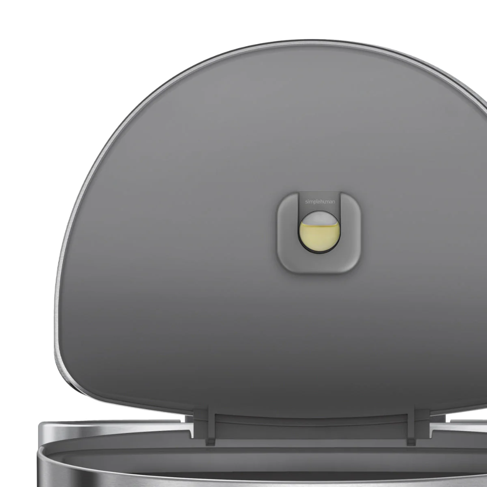 Simplehuman semi-round pedal bin 45L