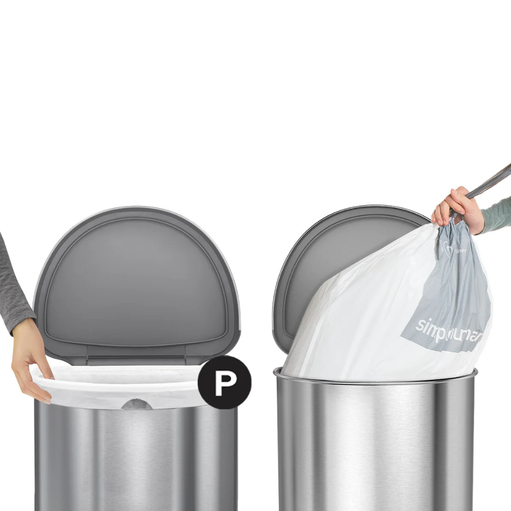 Simplehuman custom fit liners  bulk pack 50 - 60L Code P