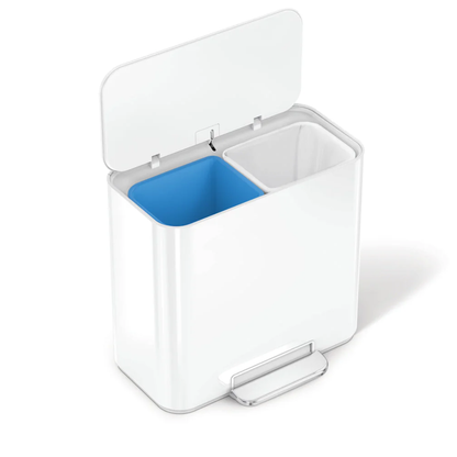 Simplehuman mini recycler pedal bin 15L