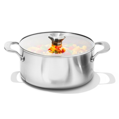 OXO Stainless Steel Mira Series Κατσαρόλα 4.9L με Καπάκι
