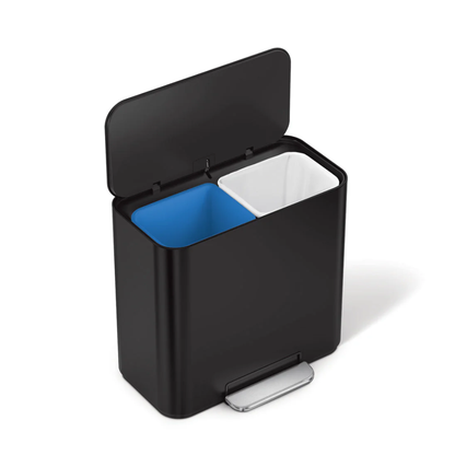 Simplehuman mini recycler pedal bin 15L