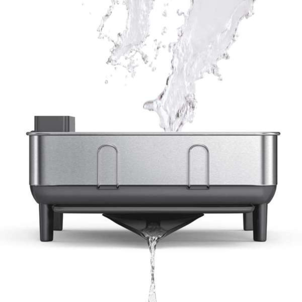 Simplehuman compact steel frame dishrack