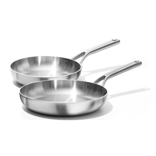 OXO Stainless Steel Mira Series Σετ 2 Τηγάνια 20cm και 26cm