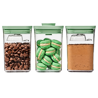 OXO Set Pop Δοχείων Aποθήκευσης με Mini Scoops - Limited Edition Pistachio