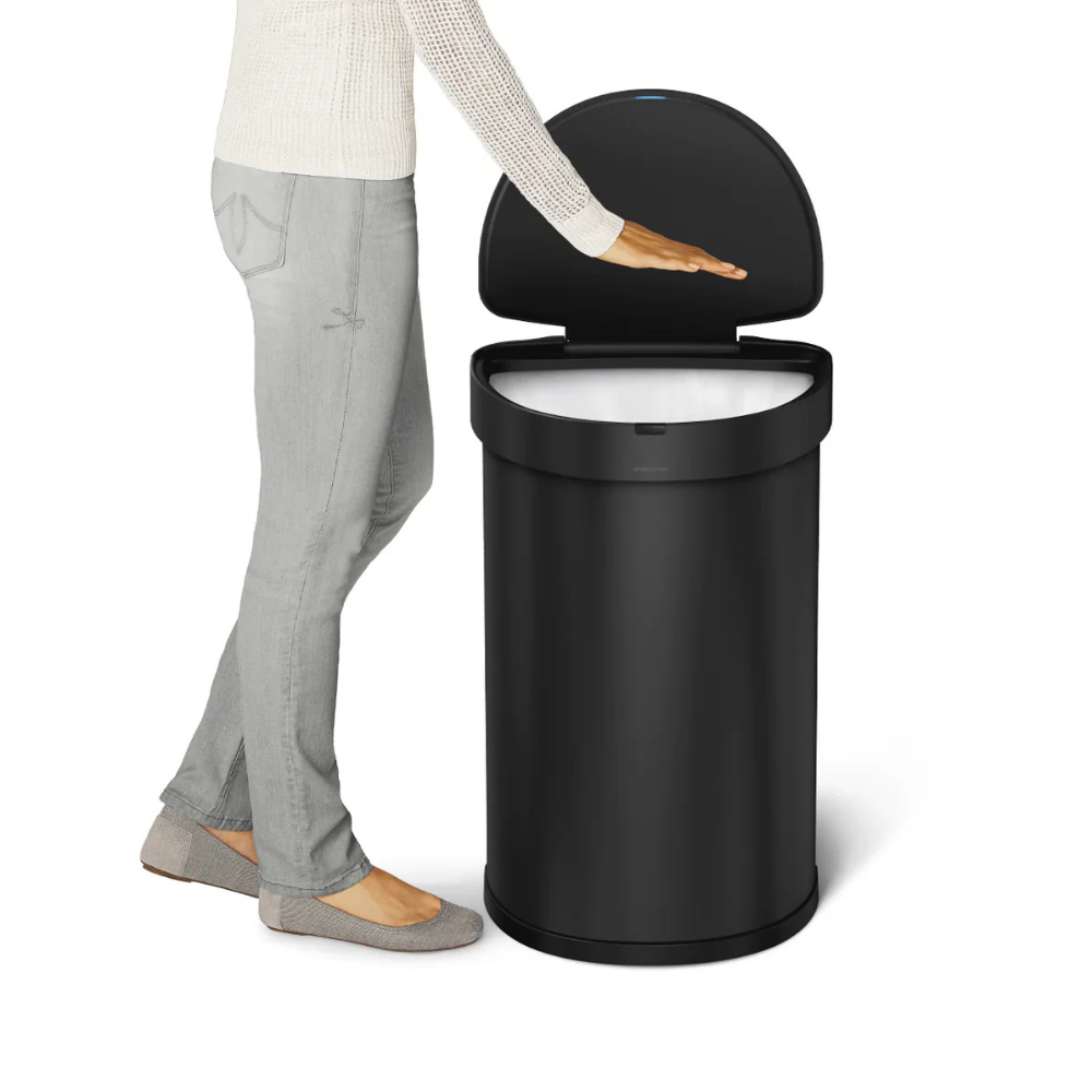 Simplehuman semi-round sensor bin 45L