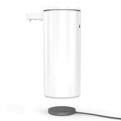 Simplehuman rechargeable liquid sensor pump with caddy