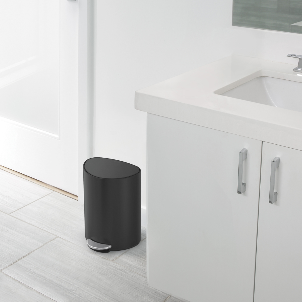 Simplehuman semi-round pedal bin 6L