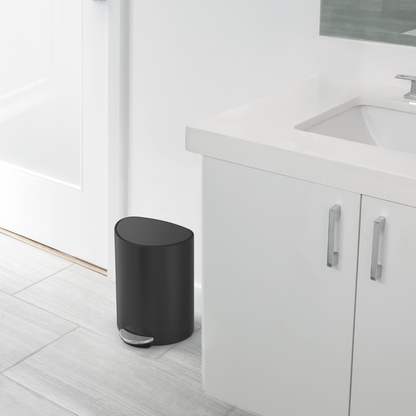 Simplehuman semi-round pedal bin 6L