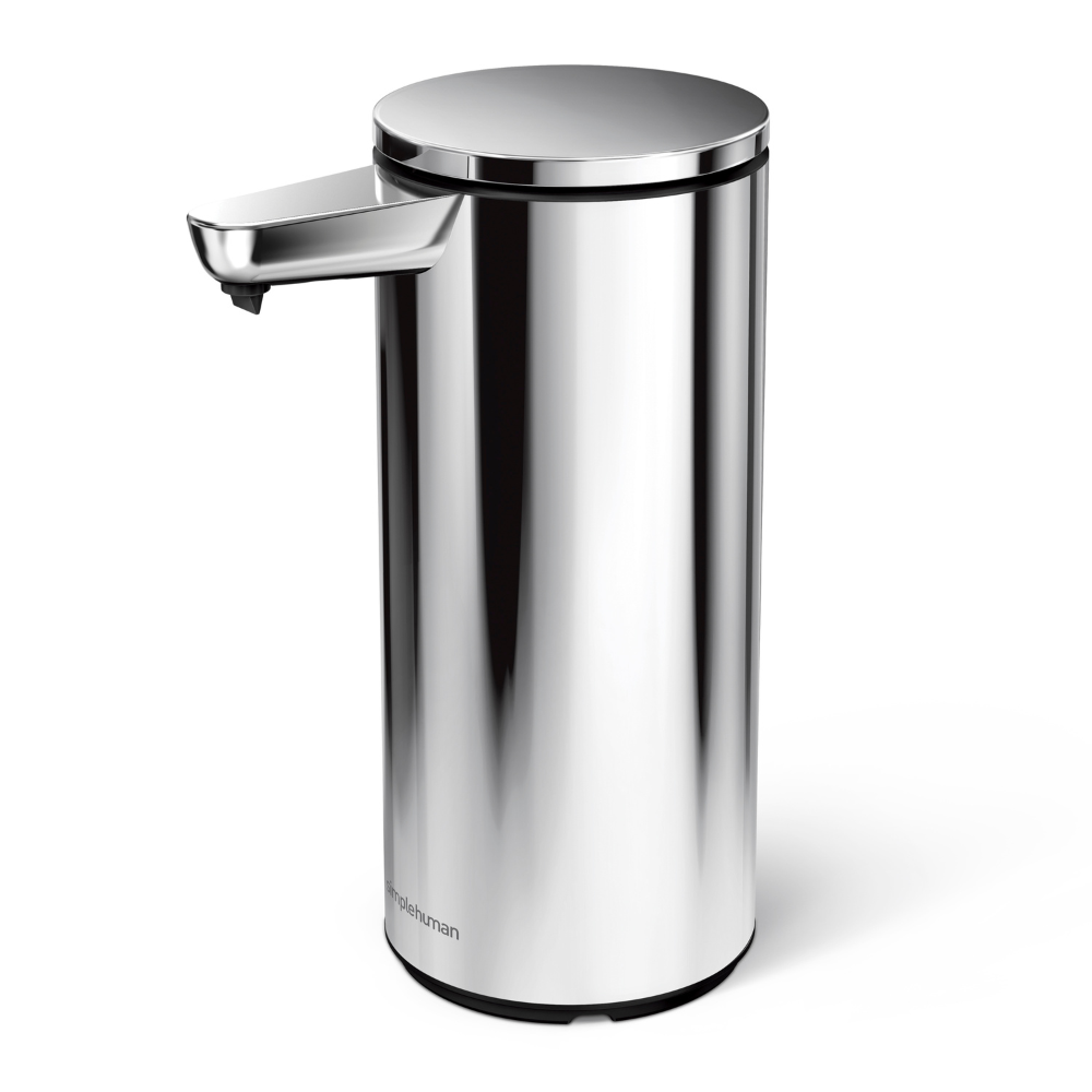 Simplehuman rechargeable liquid sensor  pump, high-grade polished