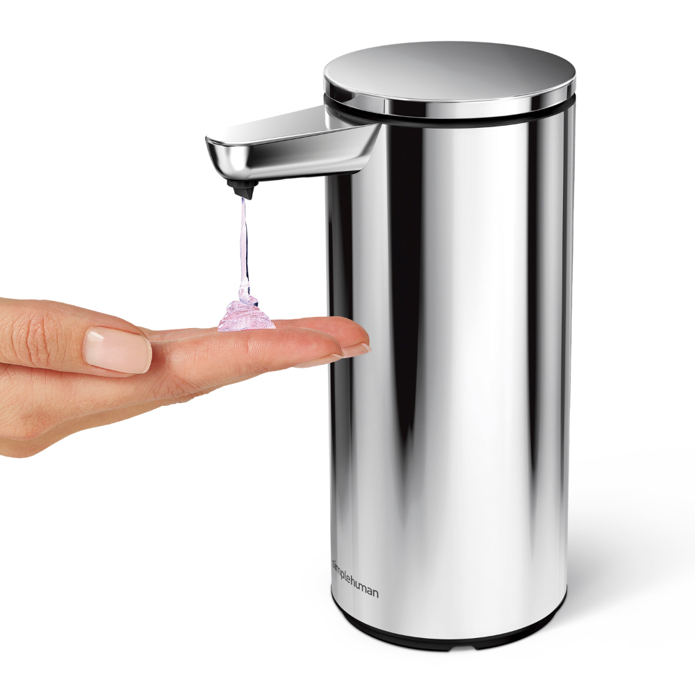 Simplehuman rechargeable liquid sensor  pump, high-grade polished