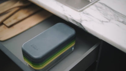 Joseph Joseph Multi-prep™ Compact Πολύχρωμο Σετ 4 Τεμαχίων Τρίφτη & Κόφτη σε Φέτες